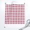 Red Geometric Gingham Picnic Diner Checkered Cottagecore French Country Farmhouse Medium Scale Custom Removable Wallpaper by Spoonflower Peel & Stick Wallpaper 2FT Wide